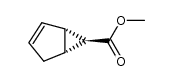 Endo-3-methoxycarbonyl-exo-6-methylbicyclo[3.1.0]hex-2-en结构式