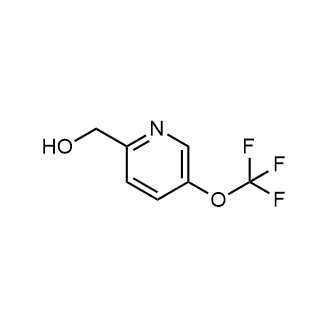 [5-(三氟甲氧基)-2-吡啶基]甲醇结构式