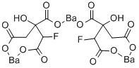 barium fluorocitrate Structure