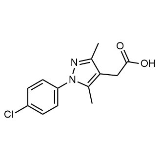 2-[1-(4-氯苯基)-3,5-二甲基-1h-吡唑-4-基]乙酸结构式
