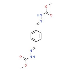 dimethyl 2,2'-[1,4-phenylenedi(methylylidene)]dihydrazinecarboxylate结构式
