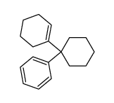 1-(1-Phenylcyclohexyl)-cyclohexen Structure