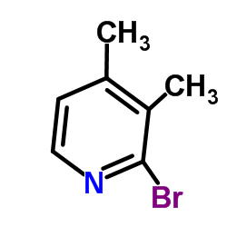 2-溴-3,4-二甲基吡啶结构式