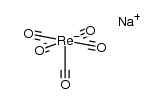 sodium[rhenium(pentacarbonate)] Structure
