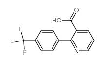 2-(4-TRIFLUOROMETHYLPHENYL)NICOTINIC ACID Structure
