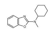 N-cyclohexyl-N-methylbenzoxazol-2-amine结构式