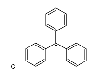 triphenylmethylium chloride Structure