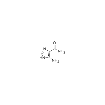5-氨基-4-甲酰胺咪唑结构式