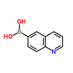 6-Quinolinylboronic acid structure