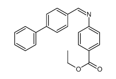 ethyl 4-[(4-phenylphenyl)methylideneamino]benzoate Structure
