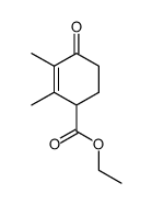 ethyl 2,3-dimethyl-4-oxocyclohex-2-enecarboxylate结构式