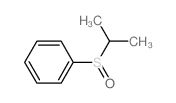 Benzene,[(1-methylethyl)sulfinyl]-结构式