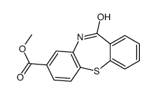 11-氧代-10,11-二氢二苯并[b,f] [1,4]硫氮杂-8-羧酸结构式