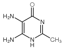 5,6-二氨基-2-甲基嘧啶-4-醇结构式