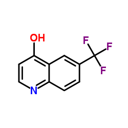 4-羟基-6-三氟甲基喹啉结构式