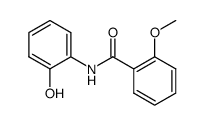 N-(2-hydroxyphenyl)-2-methoxybenzamide Structure