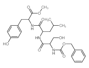 methyl 3-(4-hydroxyphenyl)-2-[[2-[(3-hydroxy-2-phenylmethoxycarbonylamino-propanoyl)amino]-4-methyl-pentanoyl]amino]propanoate picture