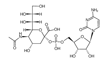 cytidine-5'-monophospho-N-acetylneuraminic acid Structure