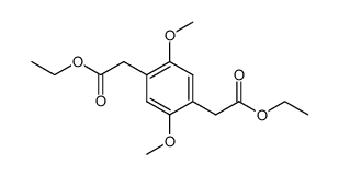 2,5-bis(ethoxycarbonylmethyl)-1,4-bismethoxybenzene Structure