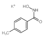 Benzamide,N-hydroxy-4-methyl-, potassium salt (1:1)结构式