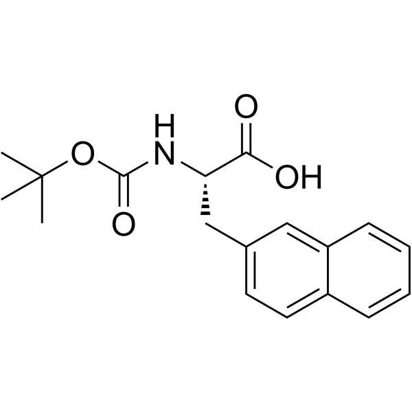 Boc-3-(2-Naphthyl)-L-alanine structure