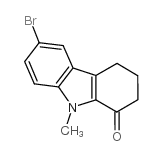 6-bromo-9-methyl-2,3,4,9-tetrahydro-1H-carbazol-1-one Structure