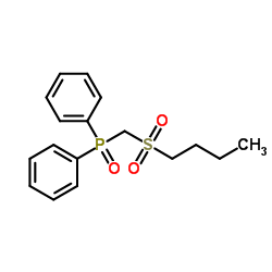 [(Butylsulfonyl)methyl](diphenyl)phosphine oxide结构式