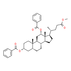 DEOXYCHOLIC ACID DIBENZOATE*METHYL ESTER structure