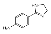 4-(4,5-二氢-1H-咪唑-2-基)苯胺结构式
