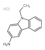 3-氨基-9-乙基咔唑盐酸盐结构式