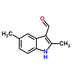 2,5-Dimethyl-1H-indole-3-carbaldehyde Structure