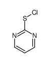 2-Pyrimidinesulfenyl chloride (9CI) Structure