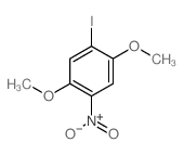 1-iodo-2,5-dimethoxy-4-nitro-benzene结构式