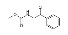 (2-chloro-2-phenyl-ethyl)-carbamic acid methyl ester结构式