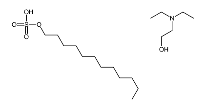 diethyl(2-hydroxyethyl)ammonium decyl sulphate Structure