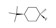 4-t-butyl-1-fluoro-1-methylcyclohexane Structure