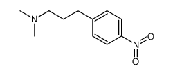 N,N-dimethyl-3-(4-nitrophenyl)propan-1-amine结构式