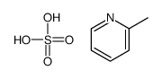2-methylpyridine,sulfuric acid Structure