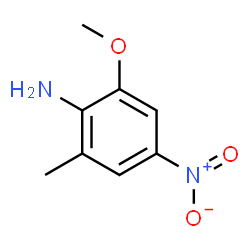 2-甲氧基-6-甲基-4-硝基苯胺结构式