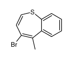 4-Brom-5-methyl-1-benzothiepin Structure