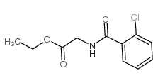 Ethyl 2-[(2-chlorobenzoyl)amino]acetate结构式