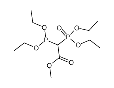 methyl 2-(diethoxyphosphino)-2-(diethoxyphosphoryl)acetate Structure