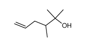 2,3-dimethyl-hex-5-en-2-ol结构式