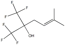 2-Methyl-5-trifluoromethyl-6,6,6-trifluoro-2-hexene-5-ol Structure
