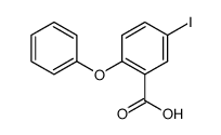 5-iodo-2-phenoxy-benzoic acid Structure