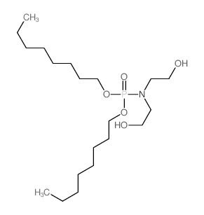 Phosphoramidic acid,bis(2-hydroxyethyl)-, dioctyl ester (9CI) picture
