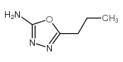 1,3,4-Oxadiazol-2-amine,5-propyl- Structure