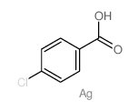 4-chlorobenzoic acid,silver结构式