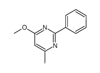 4-methoxy-6-methyl-2-phenylpyrimidine结构式