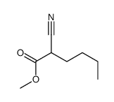 2-Cyanohexanoic acid methyl ester结构式